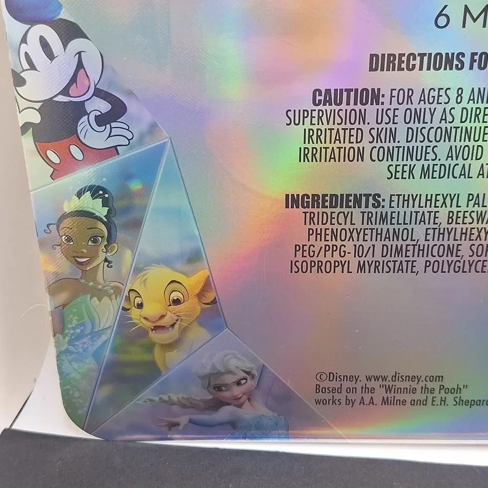 Disney 100 macaron lip balms 6 great flavors Tinkerbell Stitch Pooh gift set